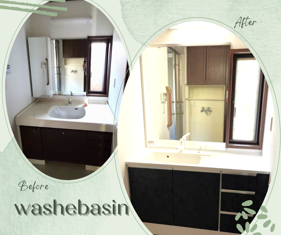 洗面化粧台リフォーム アイキャッチ画像