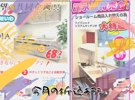 今月の折込チラシ✨ アイキャッチ画像
