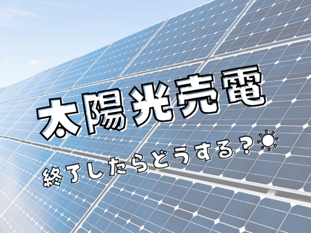 太陽光の売電が終了したらどうする？☀ アイキャッチ画像
