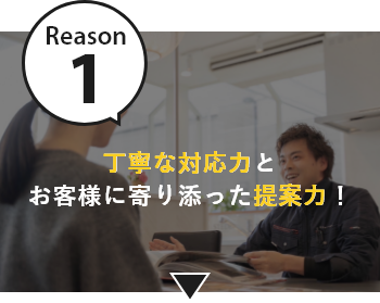 丁寧な対応力とお客様に寄り添った提案力！