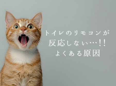 【トイレのリモコンが反応しない…🚽】よくある原因 アイキャッチ画像